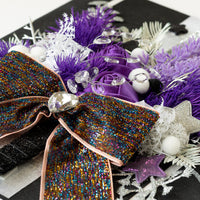 A4 Luxury Handmade Christmas Card ‘Winter Bouquet’